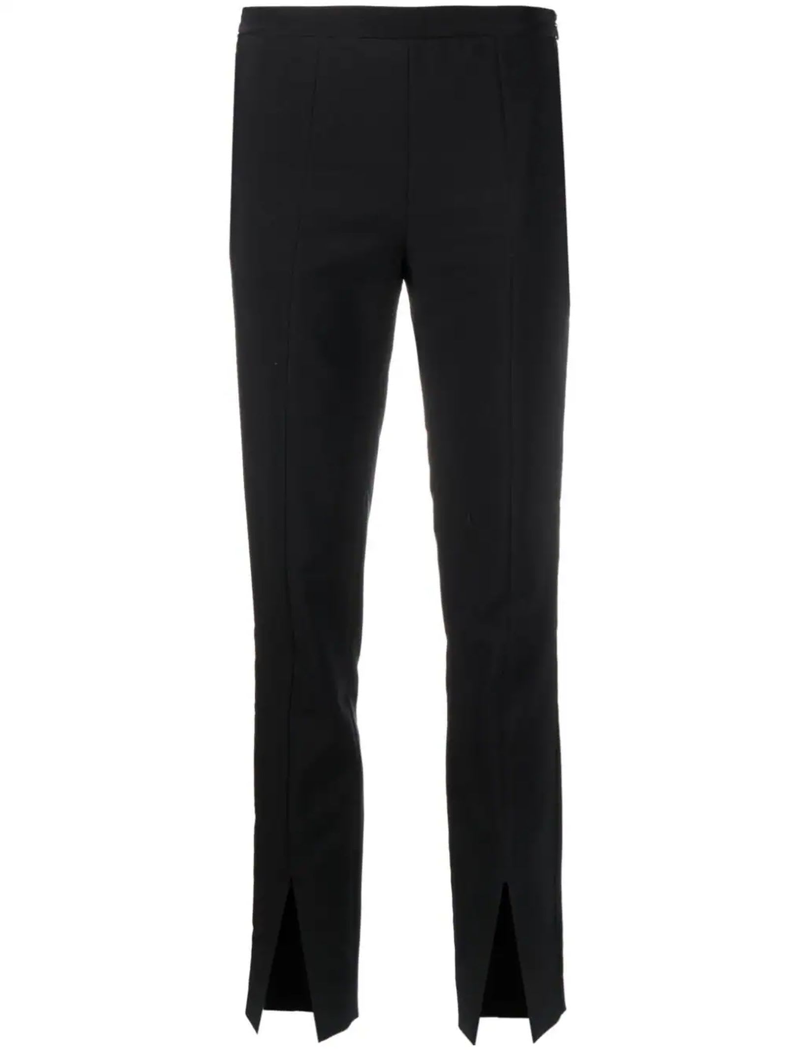 Genny Black Cropped Trousers Women CELA VOGUE